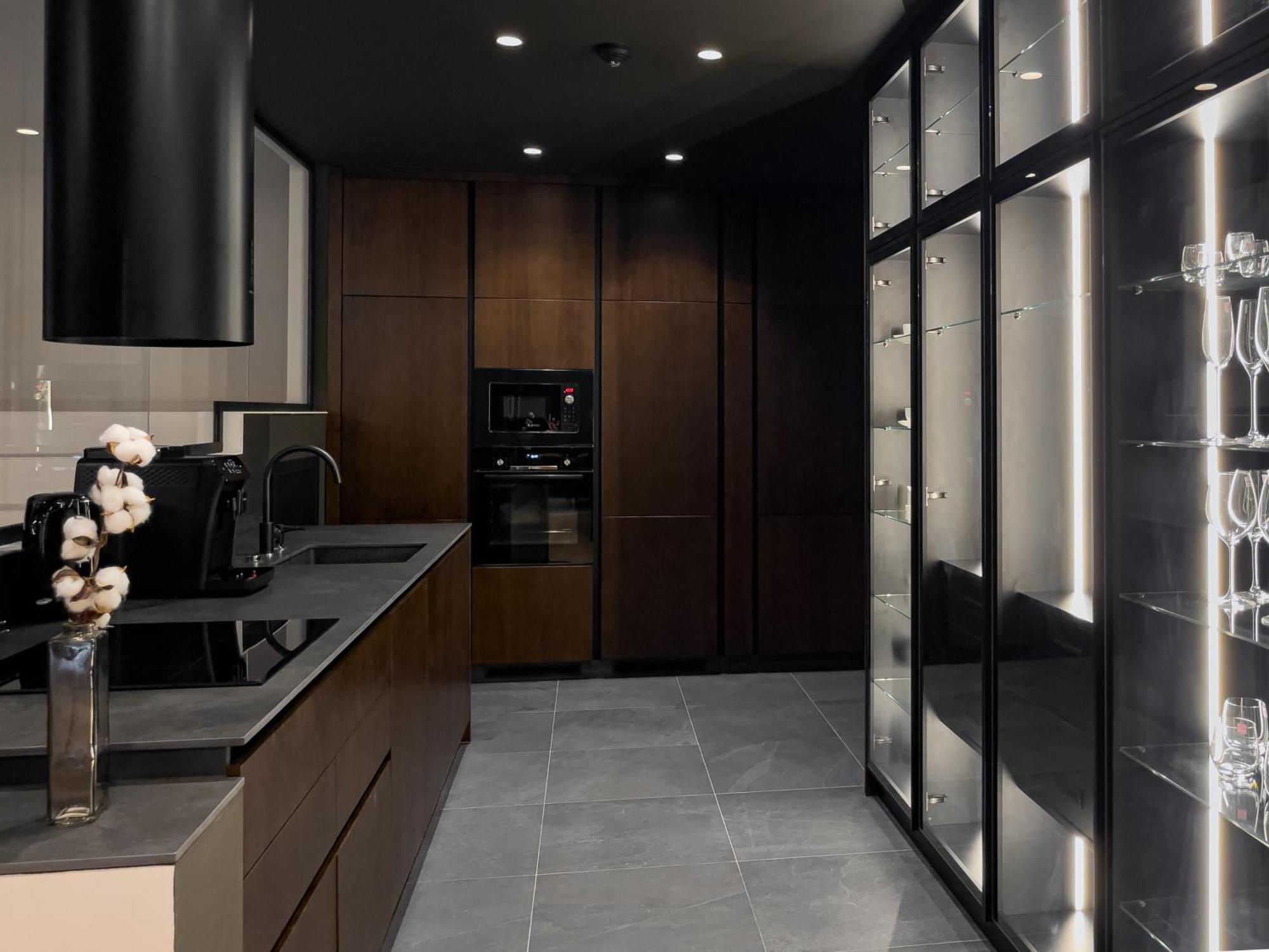 Emily Resort Lviv Ruang foto A kitchen designed by the firm