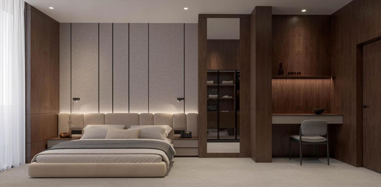 Emily Resort Lviv Bagian luar foto A bedroom